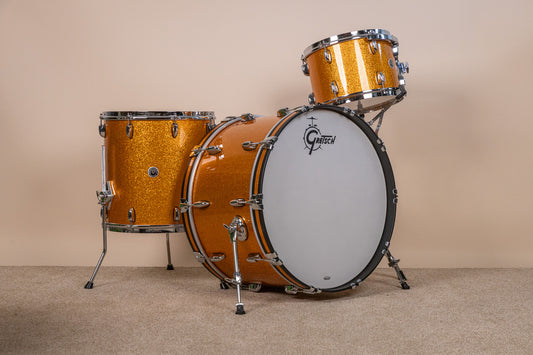 Gretsch Brooklyn Gold Sparkle Drum Set 14x24 9x13 and 16x16