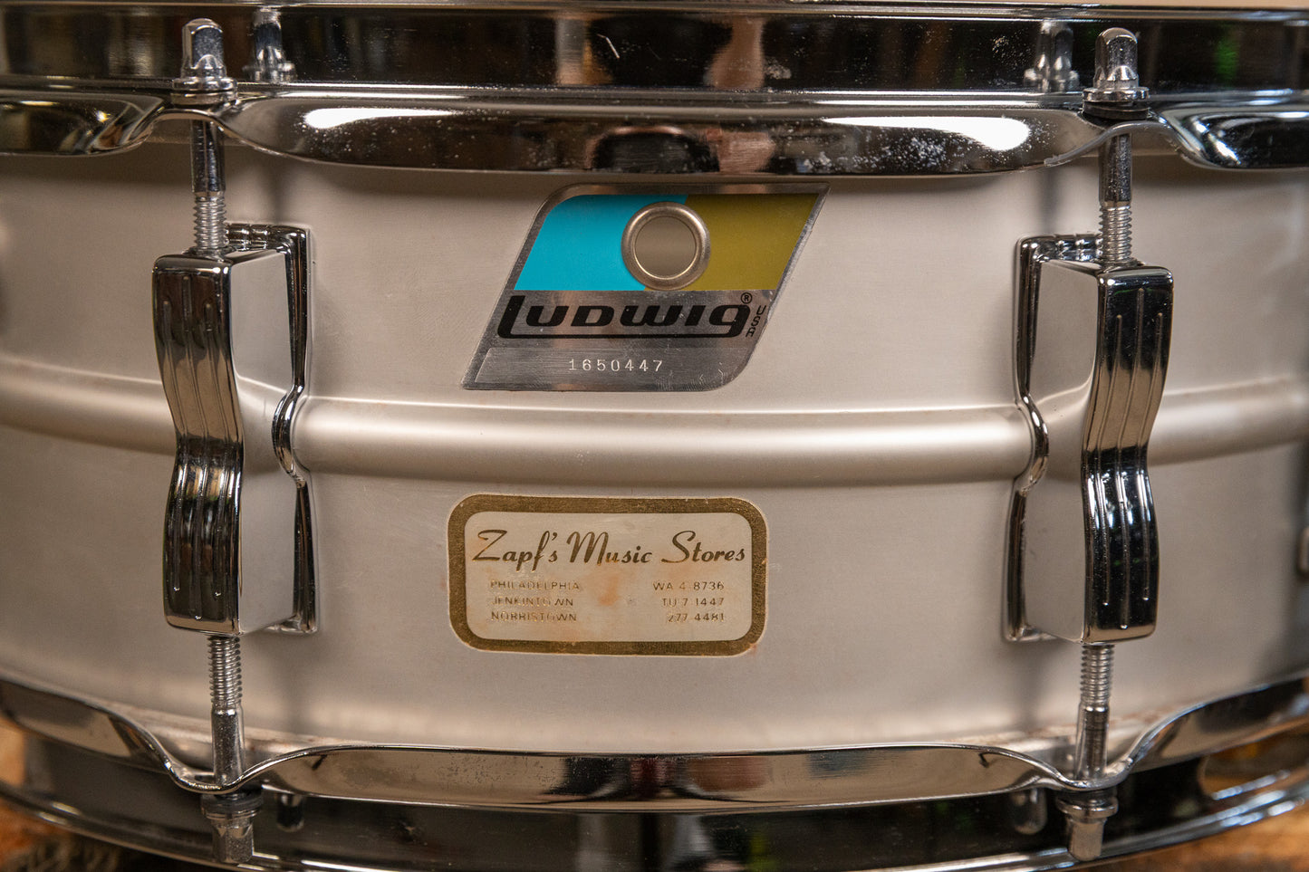 1970s Ludwig 5x14 Acrolite Snare Drum