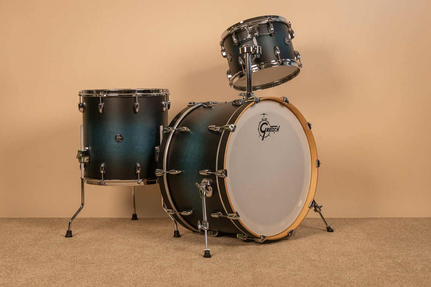 Gretsch Renown RN2-R643 Satin Antique Blue Burst Drum Set