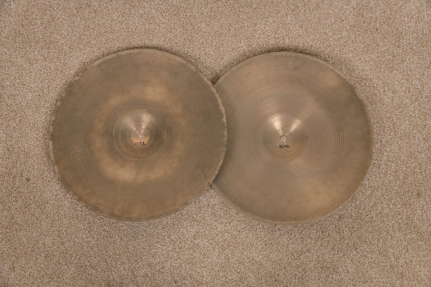 Zildjian 15" A CO Stamp New Beat Hi Hat Cymbals 1172g 1642g