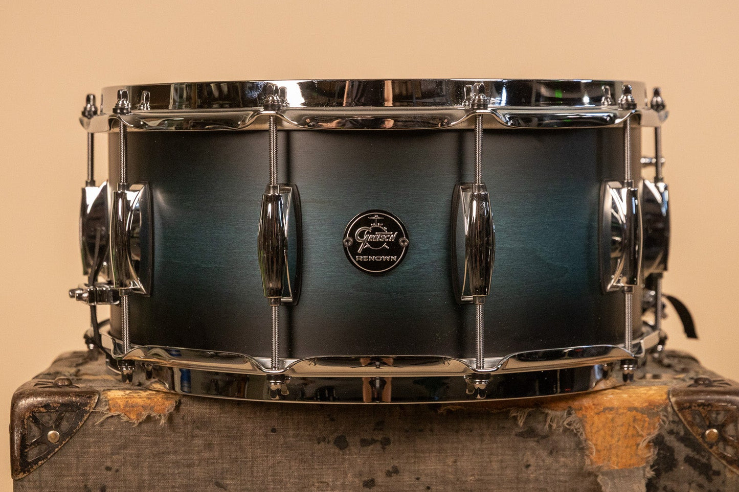 Gretsch Renown 6.5x14 Satin Antique Blue Burst Snare Drum