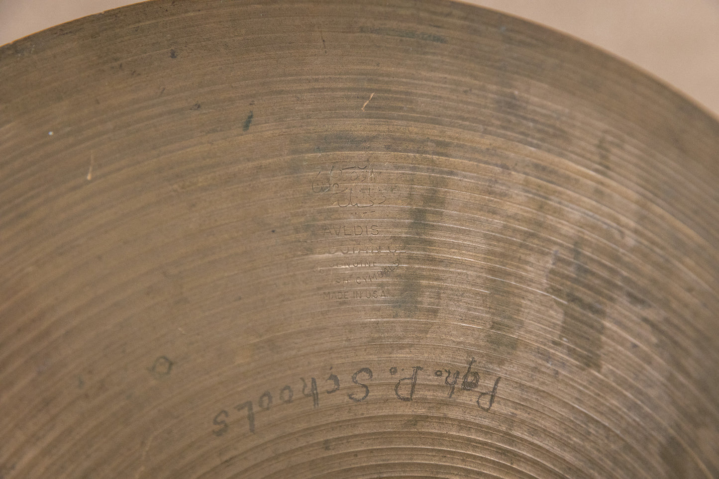 1960s Zildjian 15" A Hi Hat Cymbals 1220g 1437g