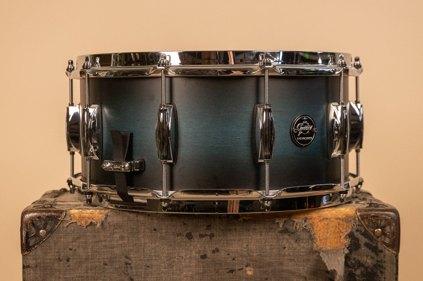Gretsch Renown 6.5x14 Satin Antique Blue Burst Snare Drum