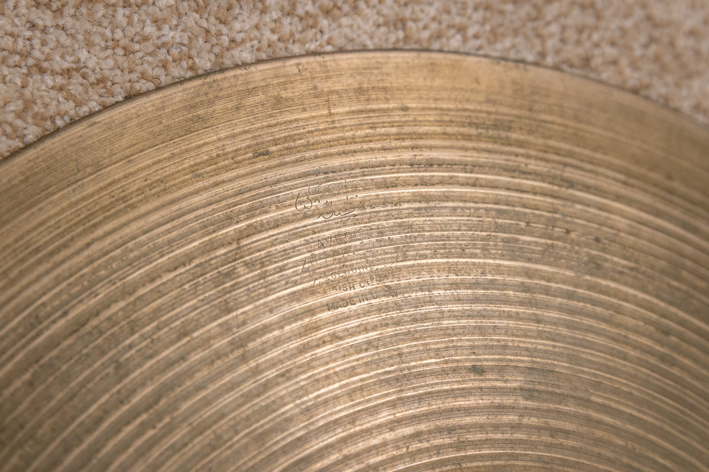 1960s Zildjian 15" A Hi Hat Cymbals 1220g 1437g