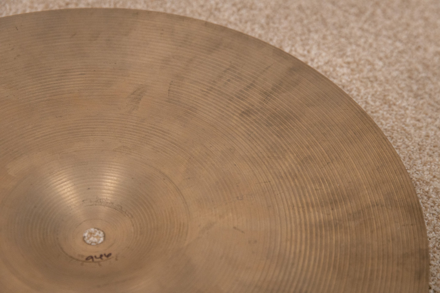 1970s Zildjian 16" A Hollow Logo Crash Cymbal 946g