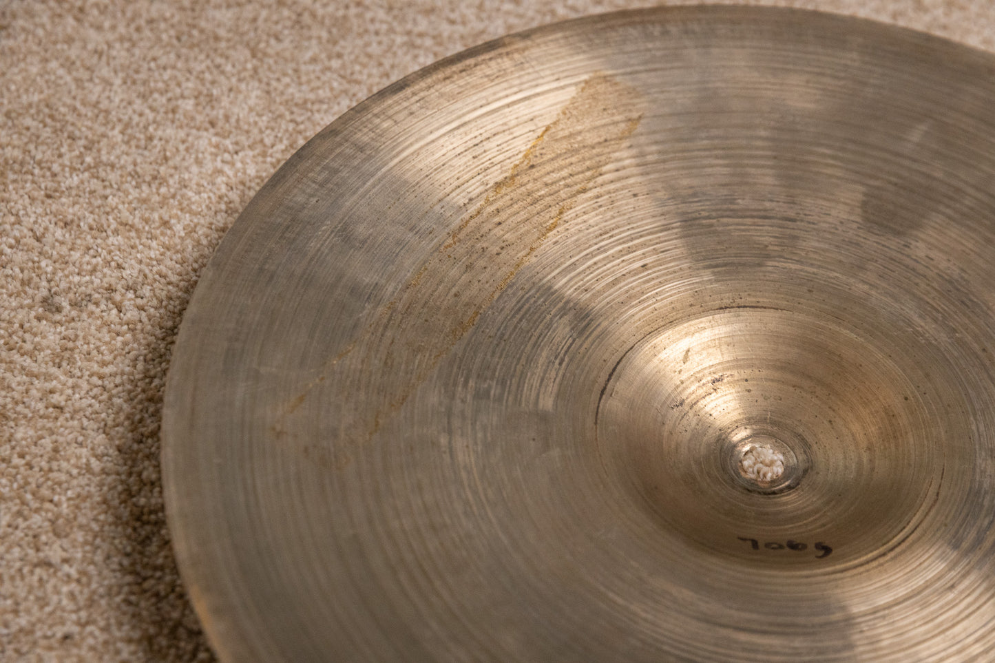 Vintage Zildjian 14" Thin Hi Hat Cymbals 706g 729g