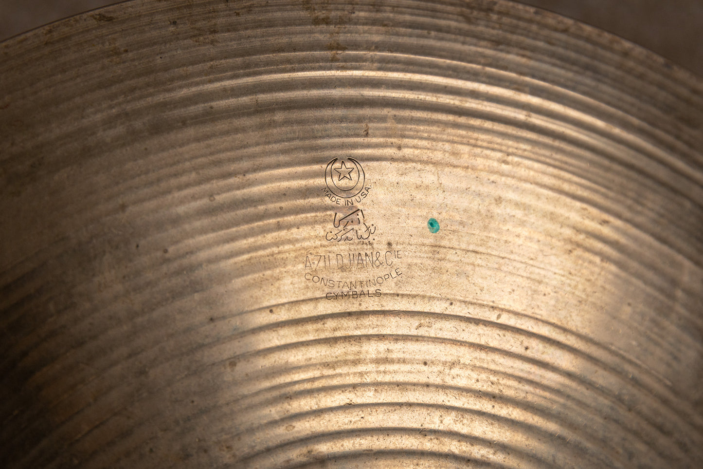 Vintage Zildjian 14" Thin Hi Hat Cymbals 706g 729g
