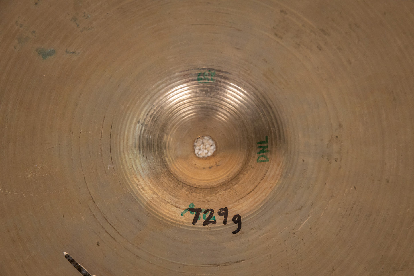 Vintage Zildjian 14" Thin Hi Hat Cymbals 706g 729g