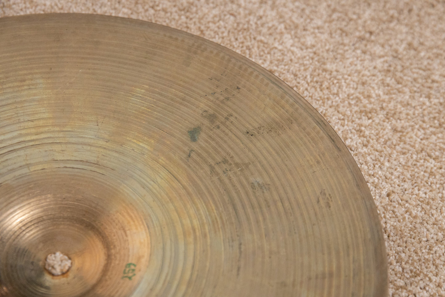 Vintage Zildjian 14" Thin Hi Hat Cymbals 706g 729g