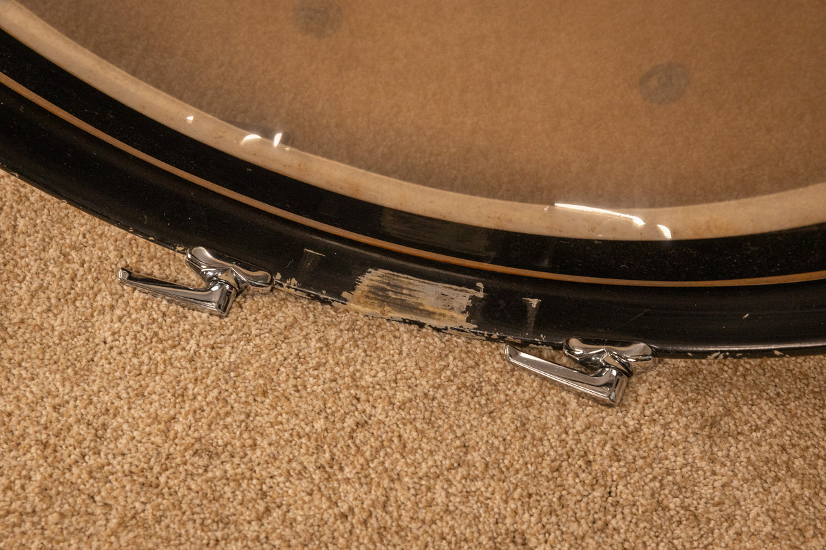 1970s Premier B303 White Duroplastic Drum Set