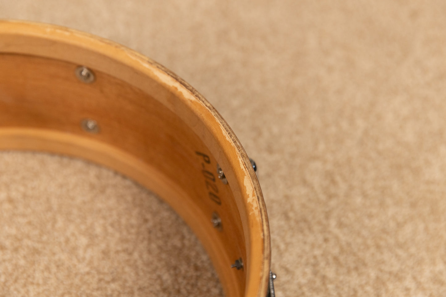 1950s Slingerland 5x14 Student Model Black Diamond Pearl Snare Drum