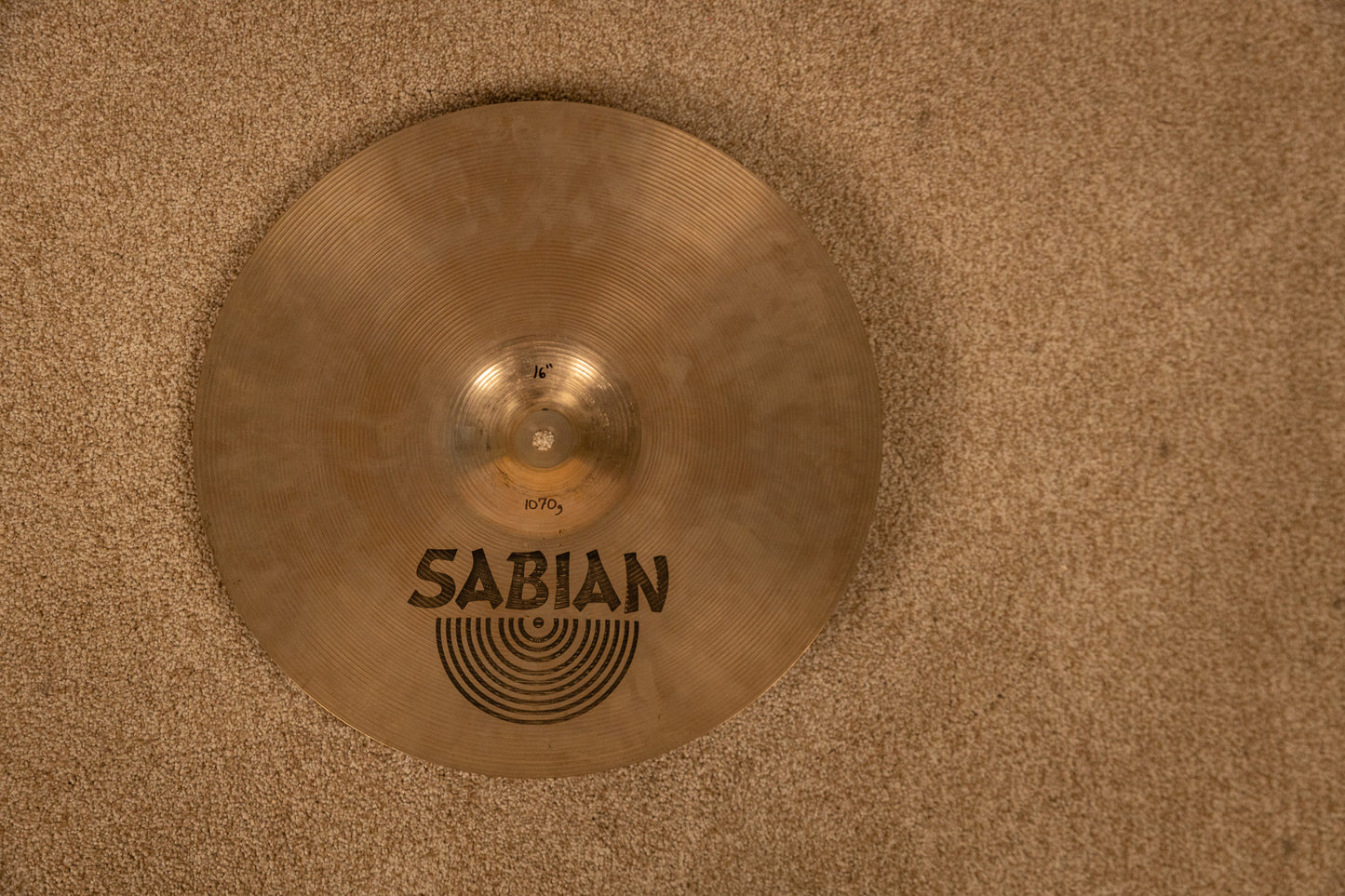 Sabian 16" AA Bright Crash Cymbal 1070g
