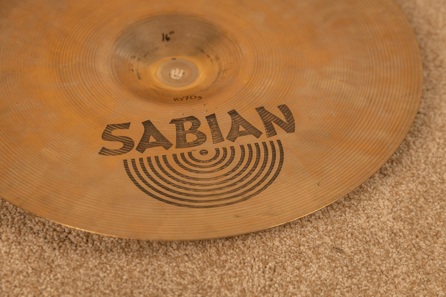 Sabian 16" AA Bright Crash Cymbal 1070g