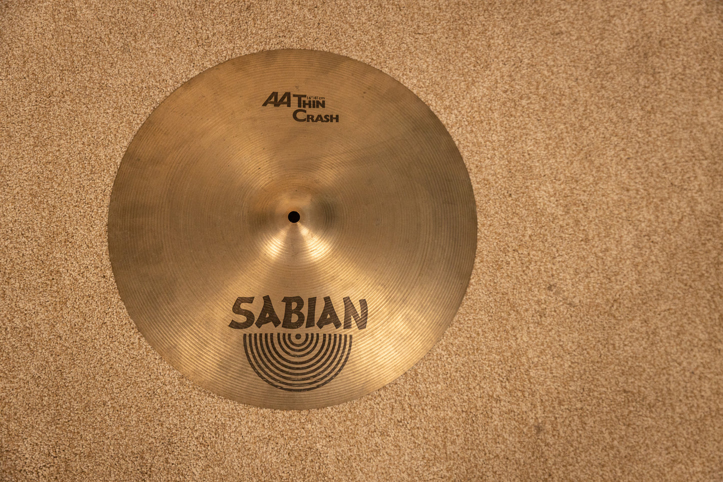 Sabian 16" AA Thin Crash Cymbal 1028g