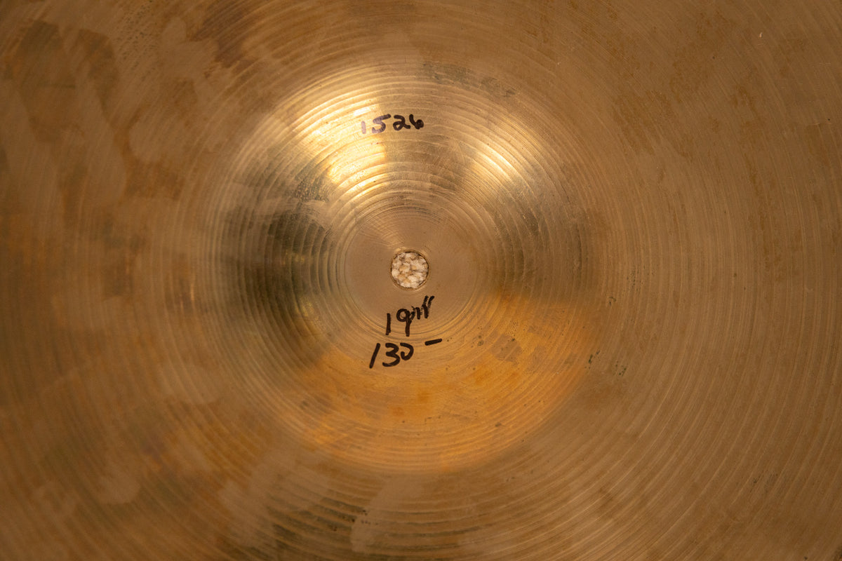 Vintage Sabian 19" Crash Cymbal 1526g