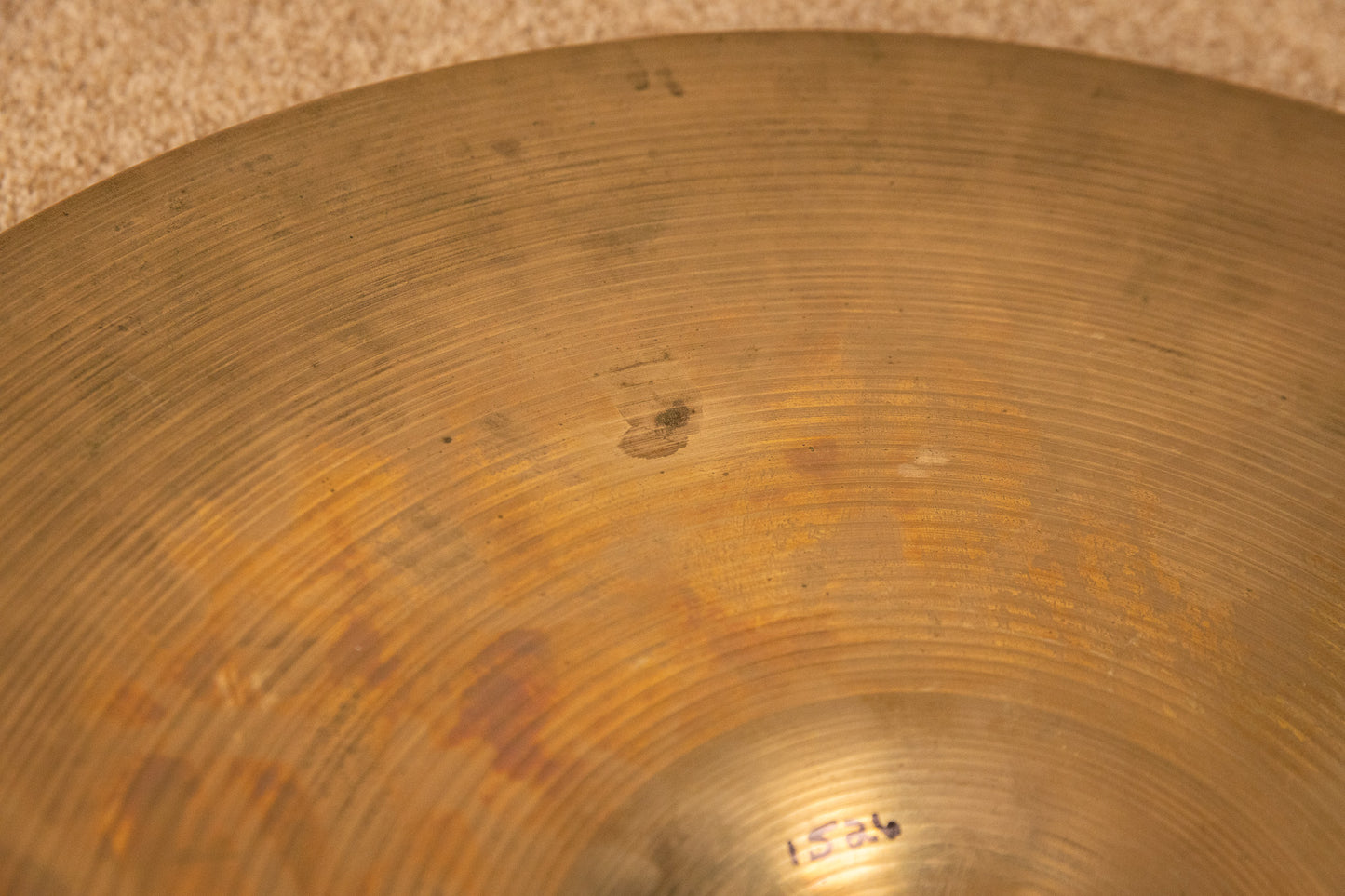 Vintage Sabian 19" Crash Cymbal 1526g