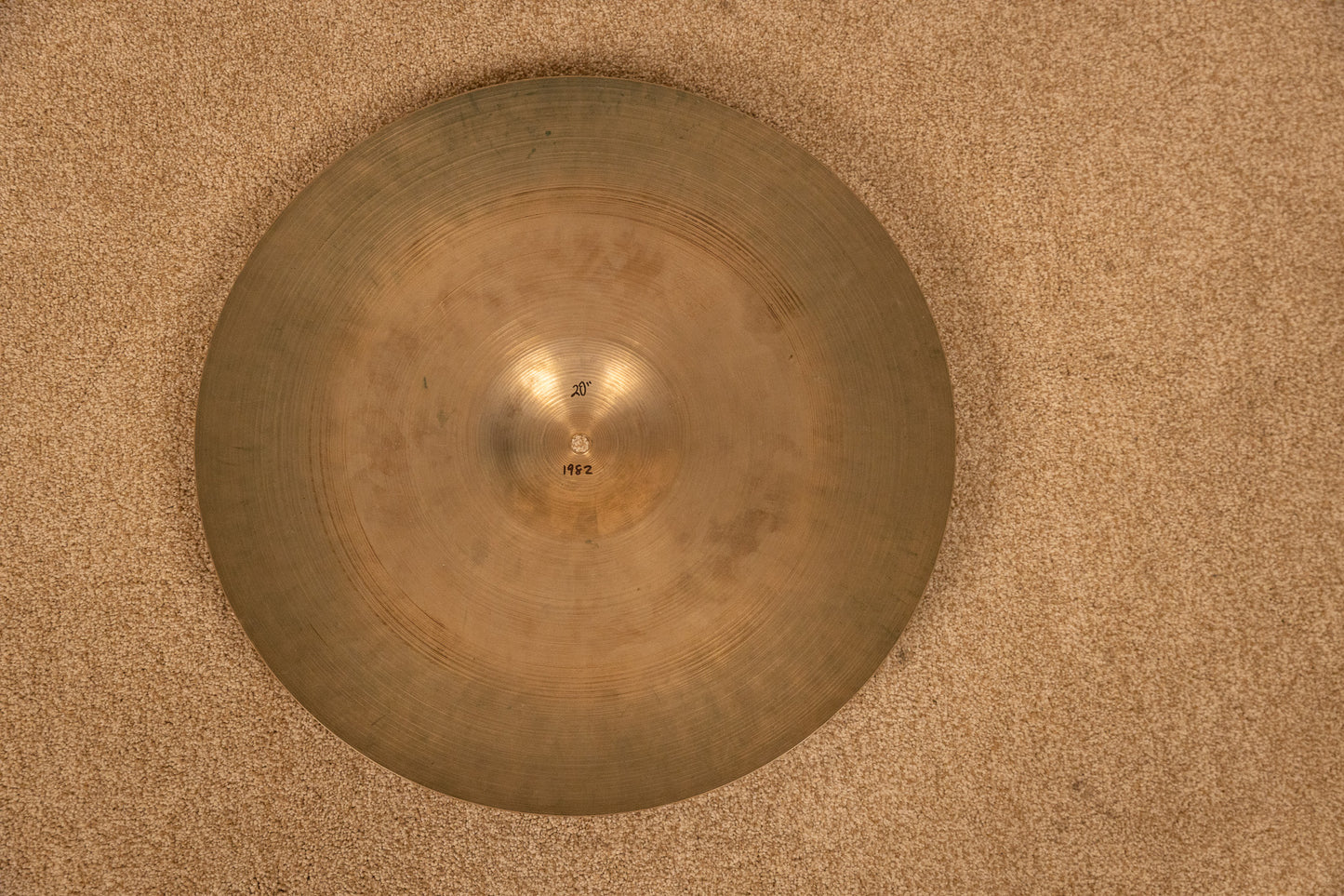 1960s Zildjian 20" A Large Stamp Ride Cymbal 1982g