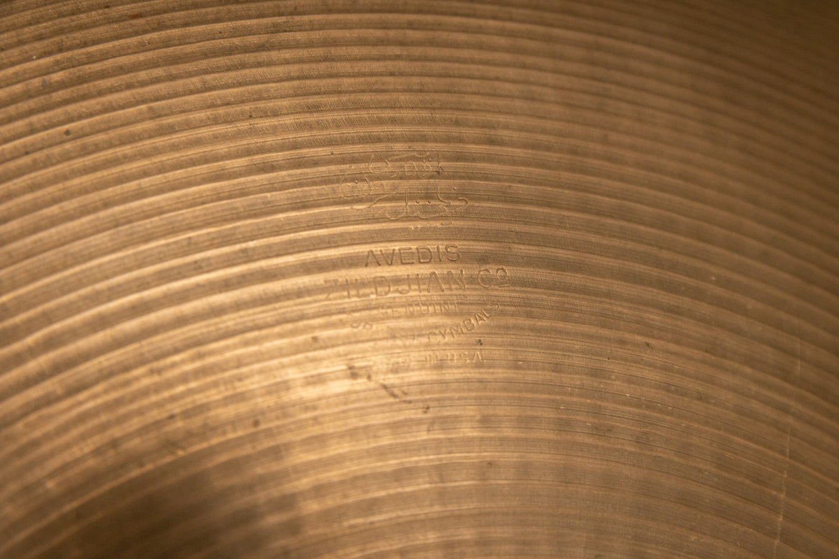 1960s Zildjian 20" A Large Stamp Ride Cymbal 1982g