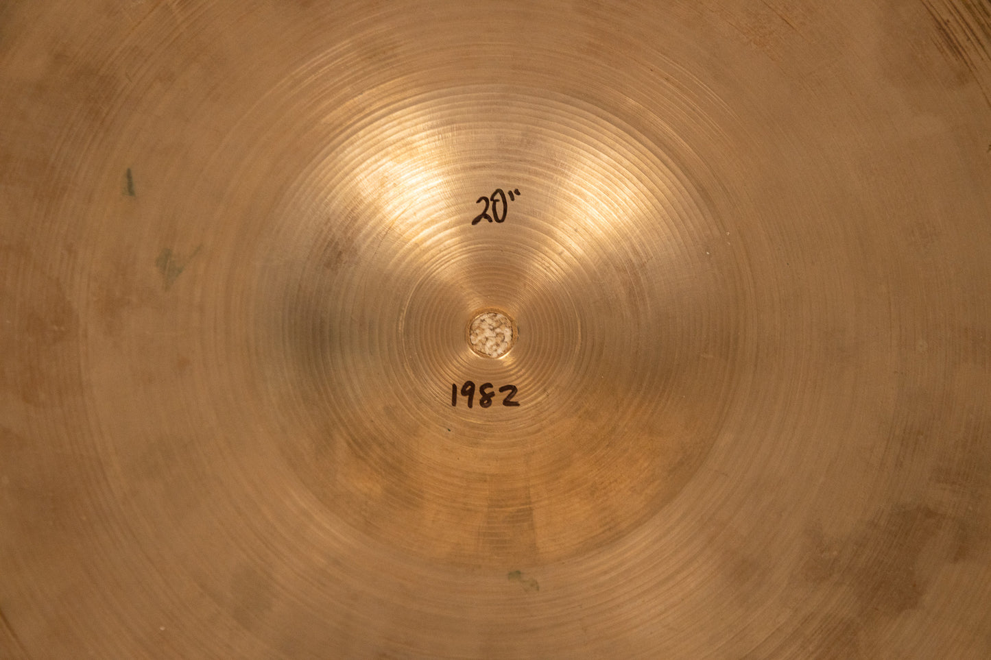 1960s Zildjian 20" A Large Stamp Ride Cymbal 1982g