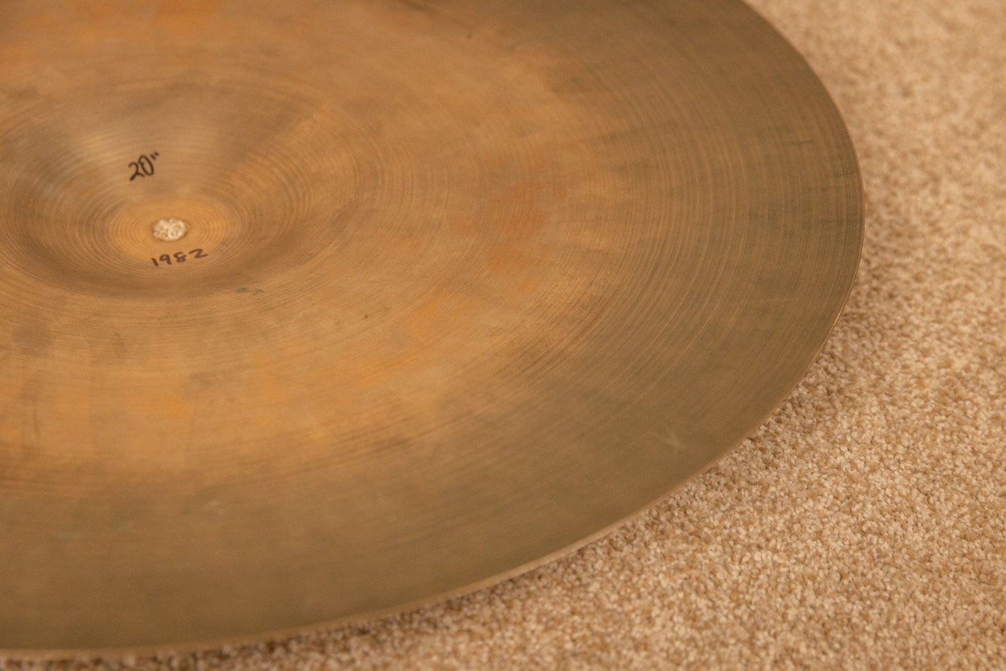 1960s Zildjian 20" A Large Stamp Ride Cymbal 1982g