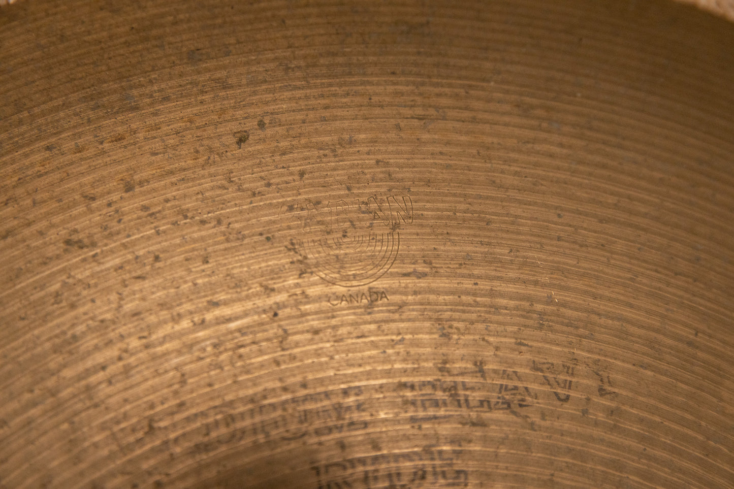 1980s Sabian 20" Medium Heavy Ride Cymbal 2755g