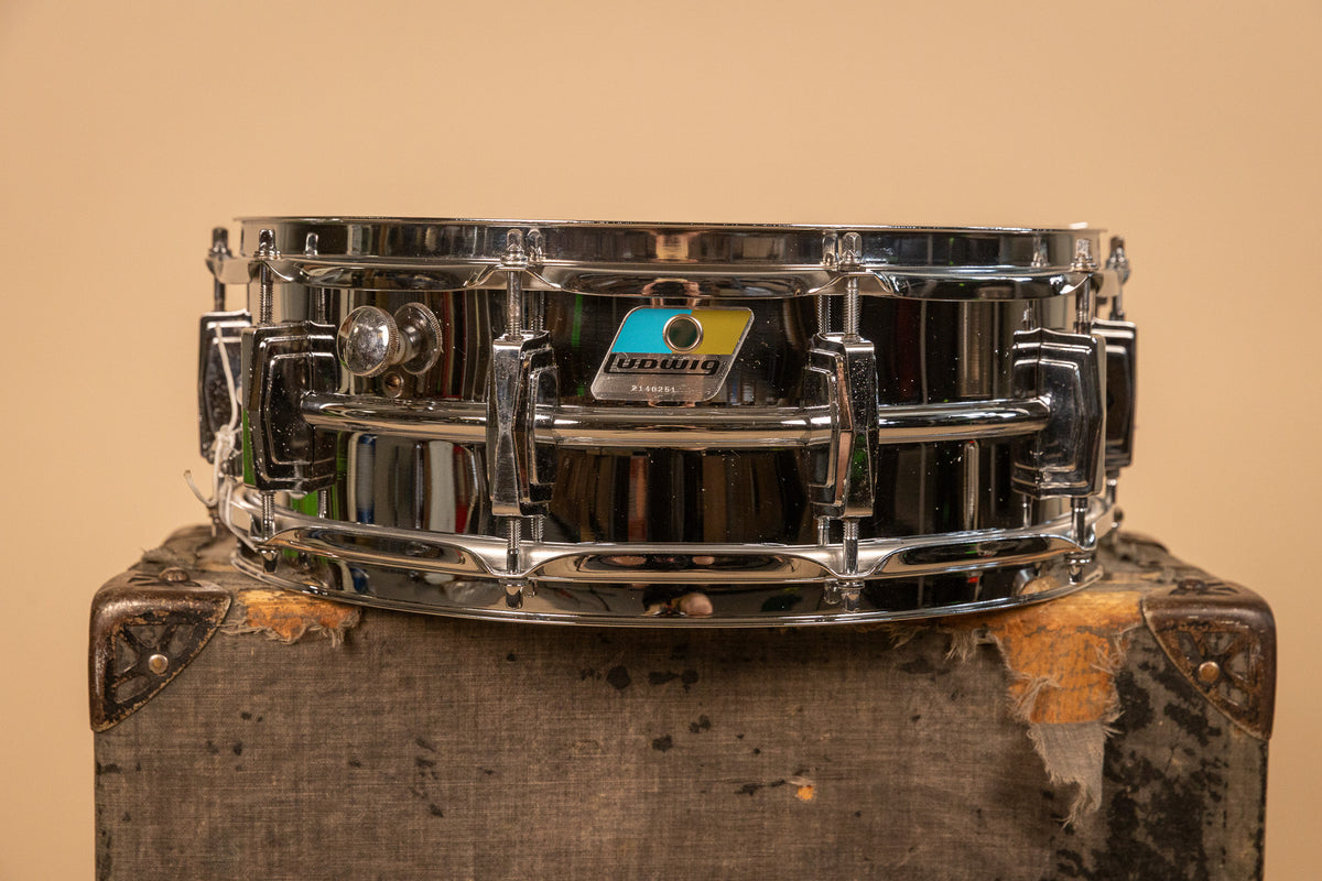 1980s Ludwig 5x14 LM400 Supraphonic Snare Drum