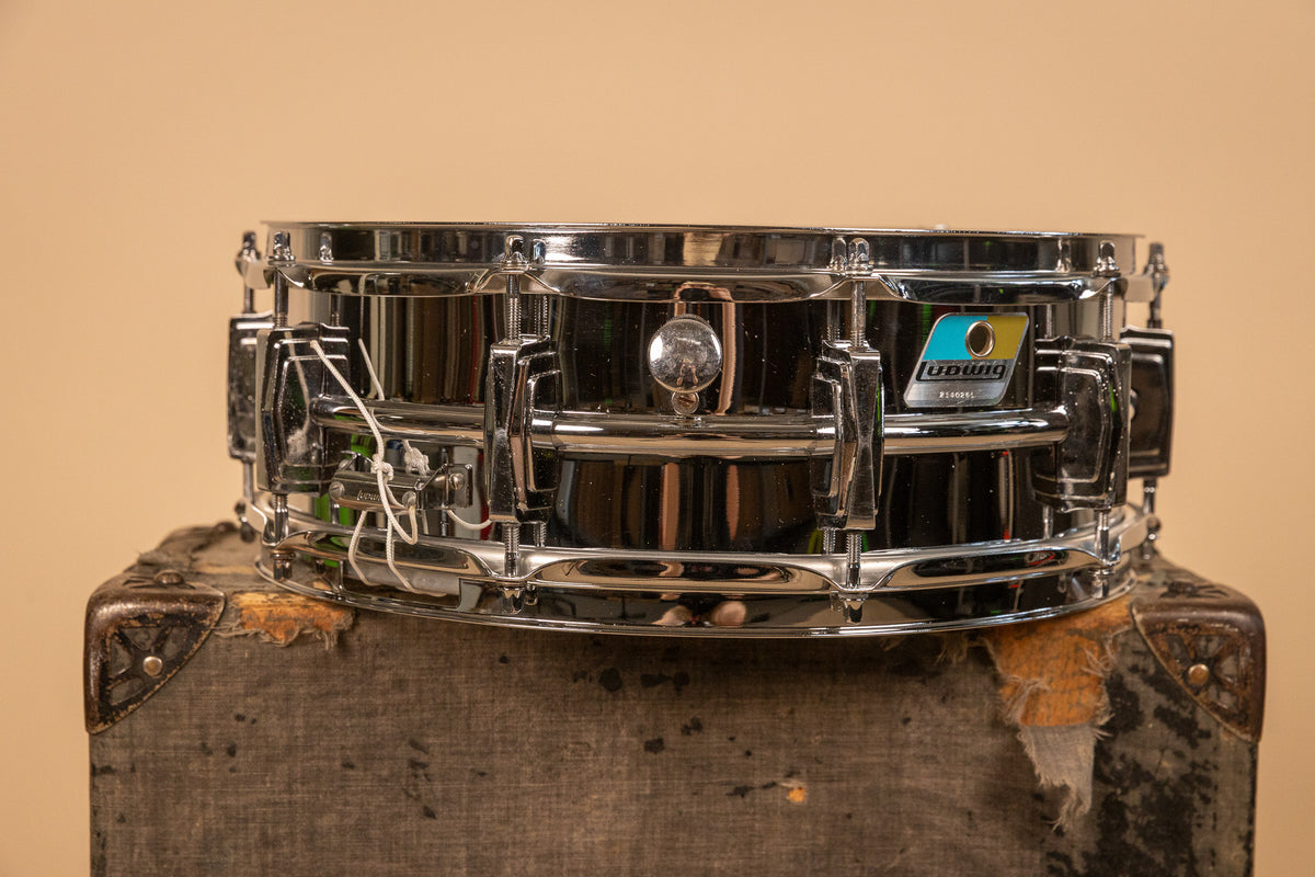 1980s Ludwig 5x14 LM400 Supraphonic Snare Drum