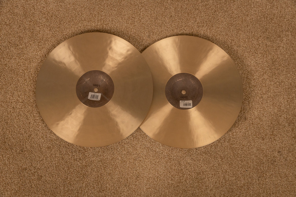 Zildjian 14" K Sweet Hi Hat Cymbals 1001g 1442g
