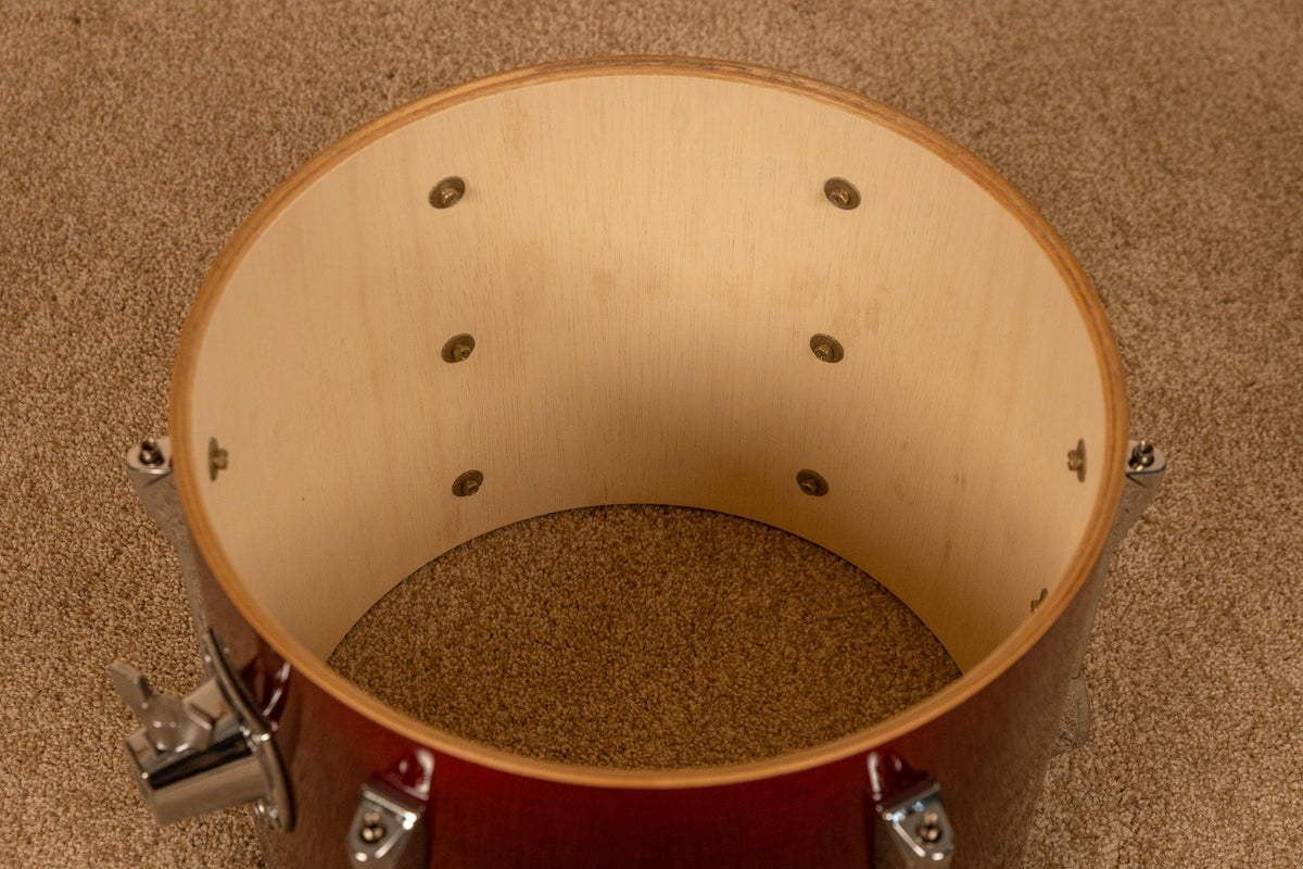 1990s Yamaha Stage Custom Cranberry Red Drum Set