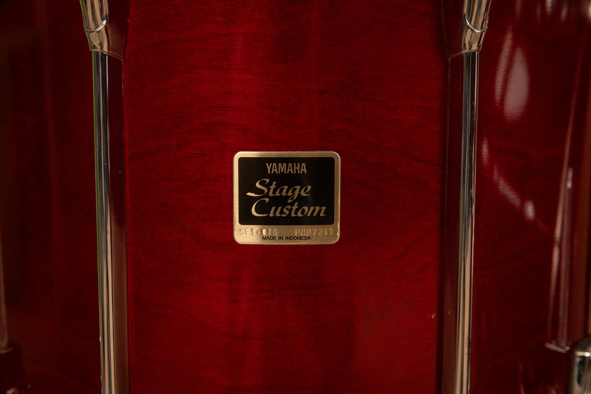 1990s Yamaha Stage Custom Cranberry Red Drum Set