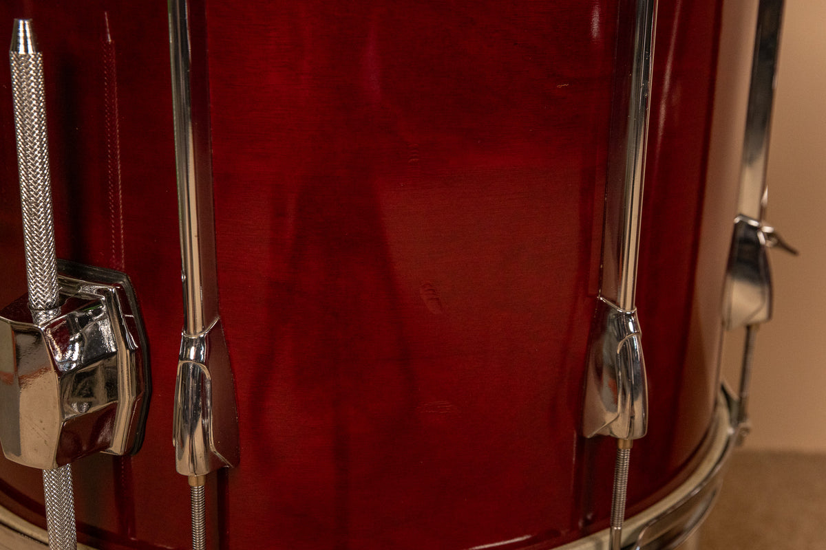 1990s Yamaha Stage Custom Cranberry Red Drum Set