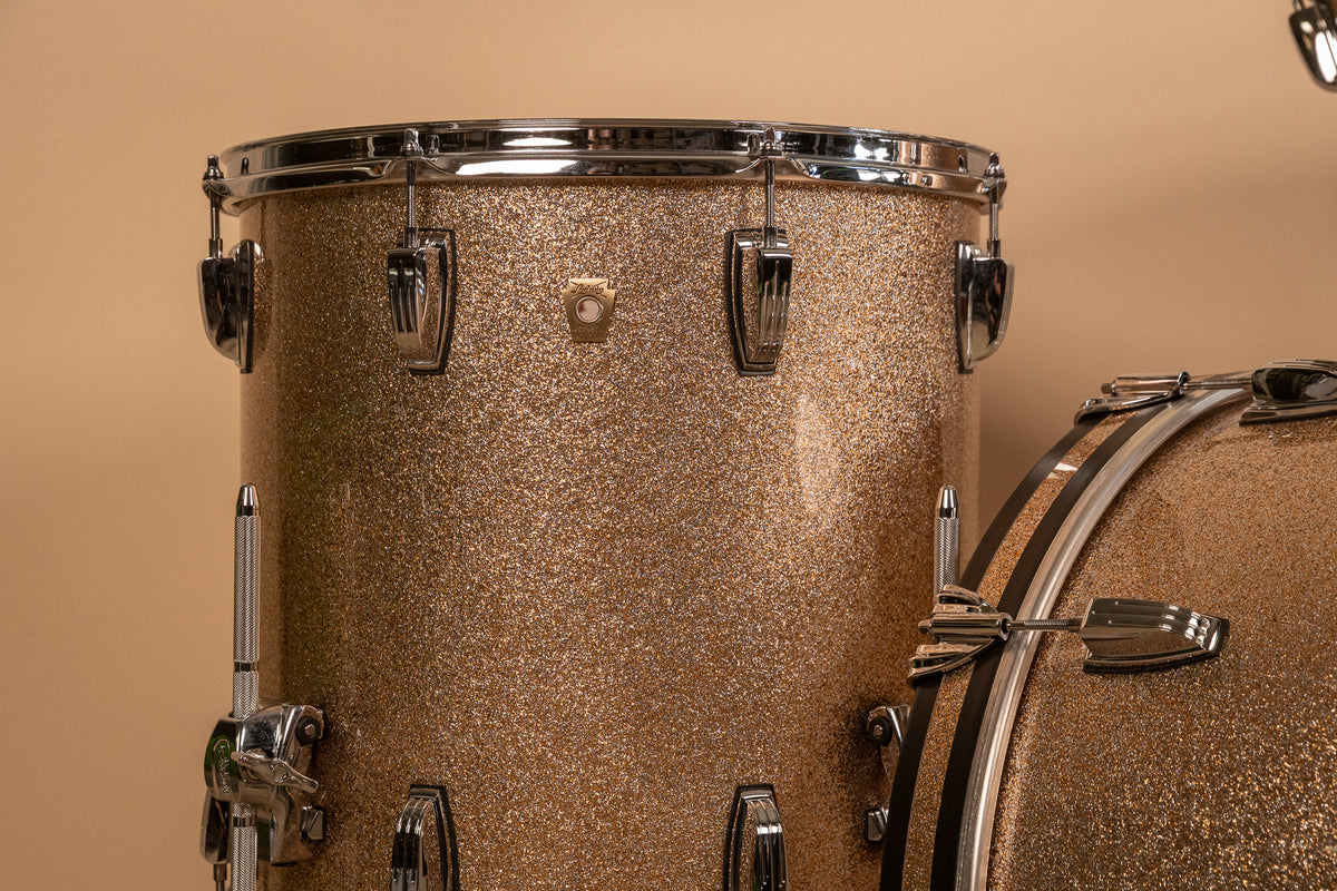Ludwig Classic Maple Fab Champagne Sparkle Drum Set