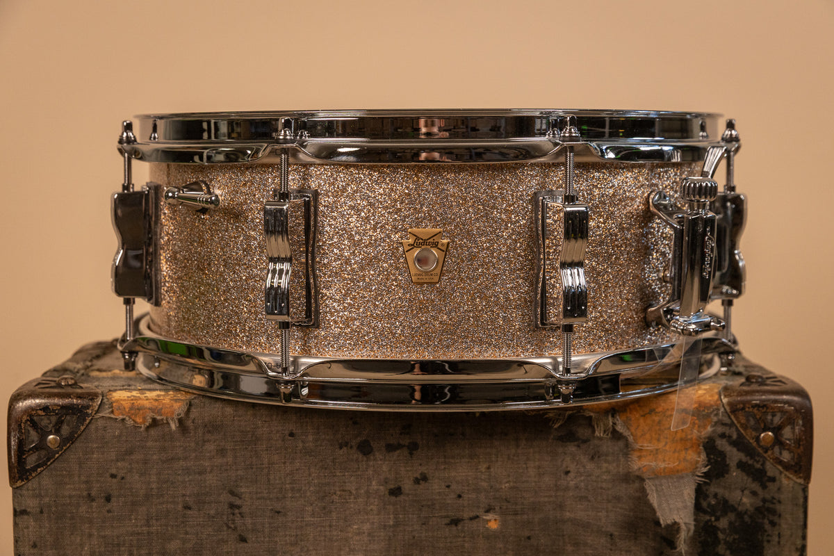 Ludwig 5.5x14 Legacy Mahogany Jazz Festival Champagne Sparkle Snare Drum