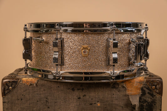 Ludwig 5.5x14 Legacy Mahogany Jazz Festival Champagne Sparkle Snare Drum