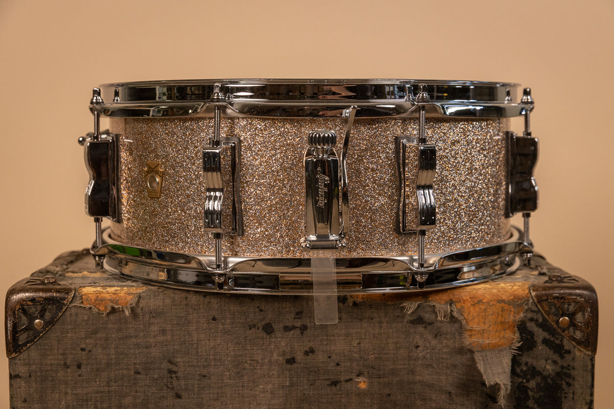 Ludwig 5.5x14 Legacy Mahogany Jazz Festival Champagne Sparkle Snare Drum