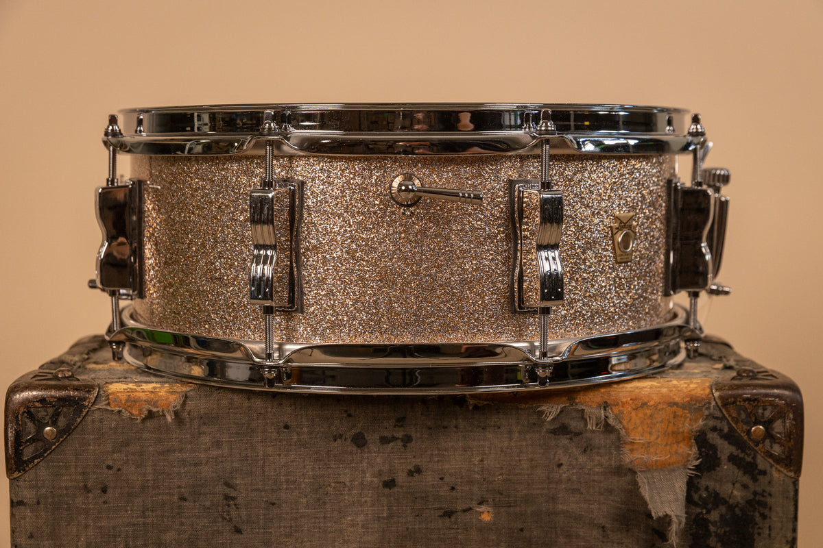 Ludwig 5.5x14 Legacy Mahogany Jazz Festival Champagne Sparkle Snare Drum
