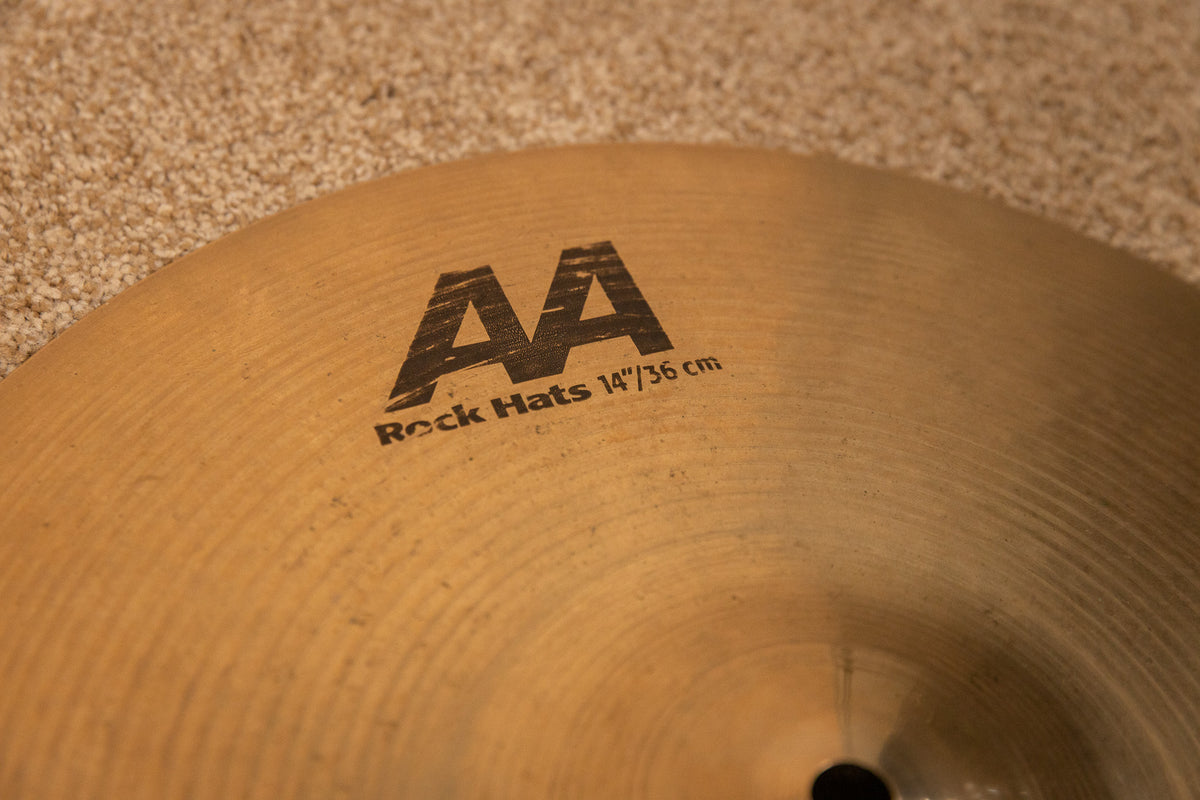 Sabian 14" AA Rock Hi Hat Cymbals 1332g 1559g