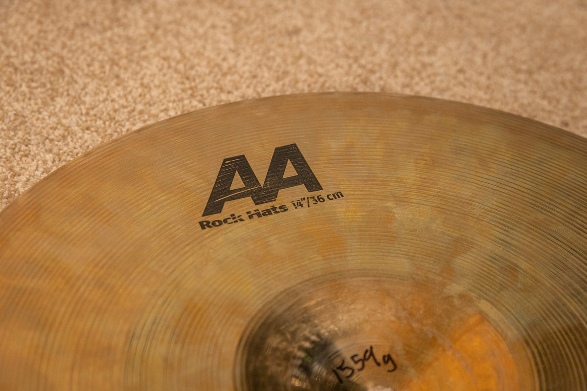 Sabian 14" AA Rock Hi Hat Cymbals 1332g 1559g