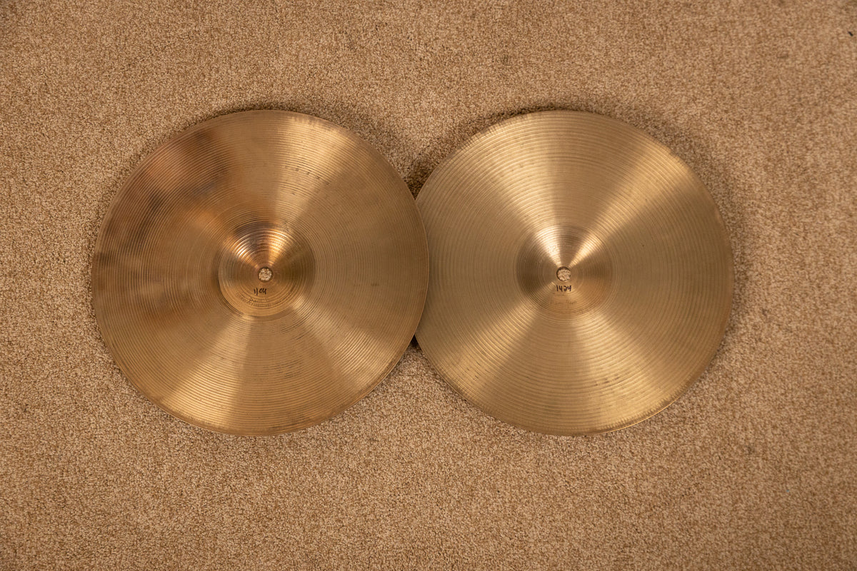 Zildjian 14" A CO Stamp New Beat Hi Hat Cymbals 1104g 1424g
