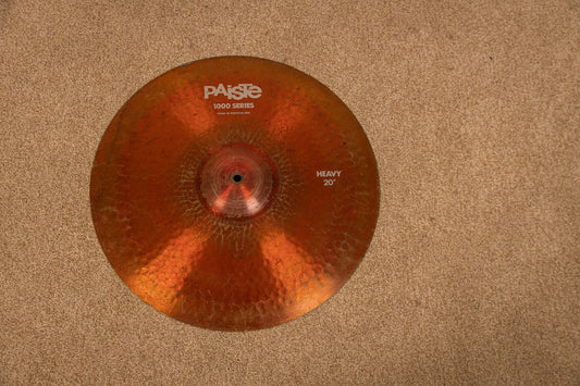 Paiste 20" 1000 Series Color Sound Red Heavy Ride Cymbal 2791g