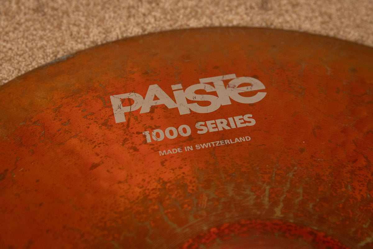 Paiste 20" 1000 Series Color Sound Red Heavy Ride Cymbal 2791g