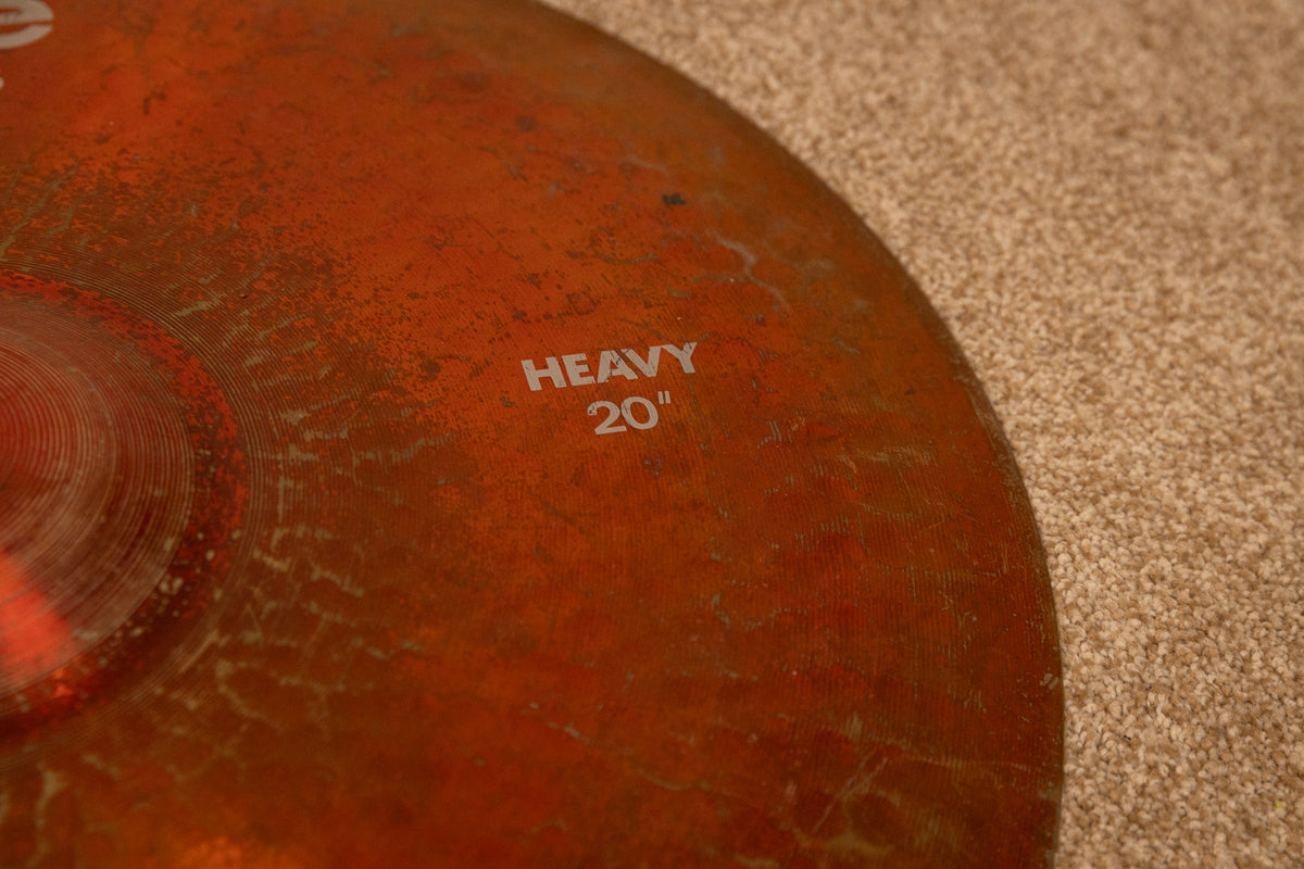 Paiste 20" 1000 Series Color Sound Red Heavy Ride Cymbal 2791g