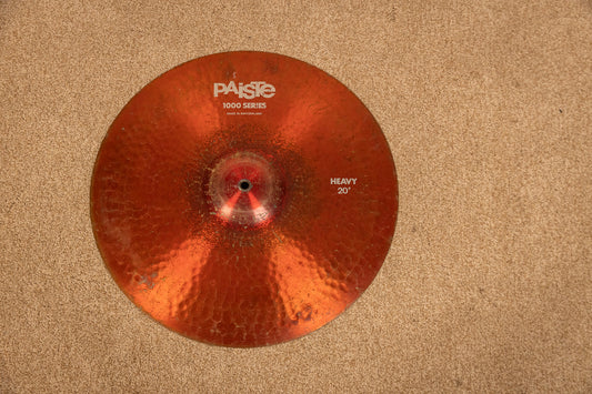 Paiste 20" 1000 Series Color Sound Red Heavy Ride Cymbal 2783g