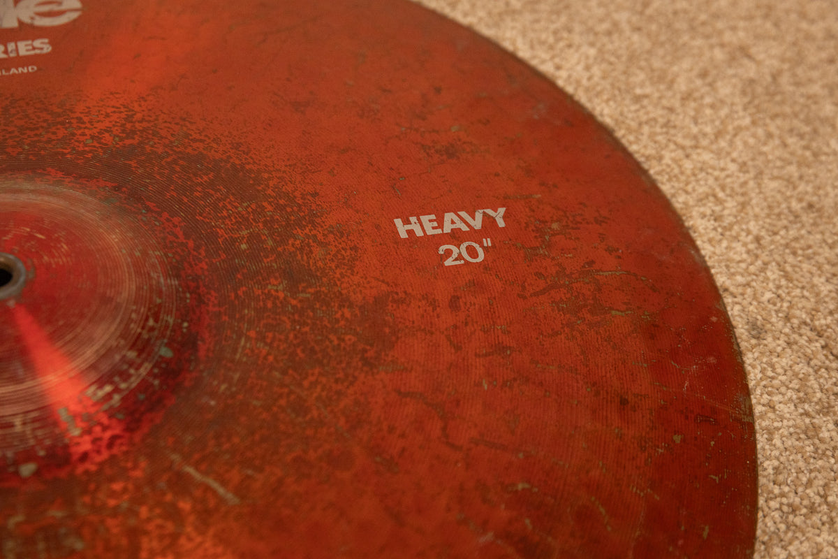 Paiste 20" 1000 Series Color Sound Red Heavy Ride Cymbal 2783g