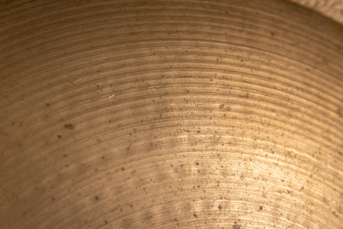 1970s Zildjian 18" A Thin Stamp Crash Cymbal 1378g