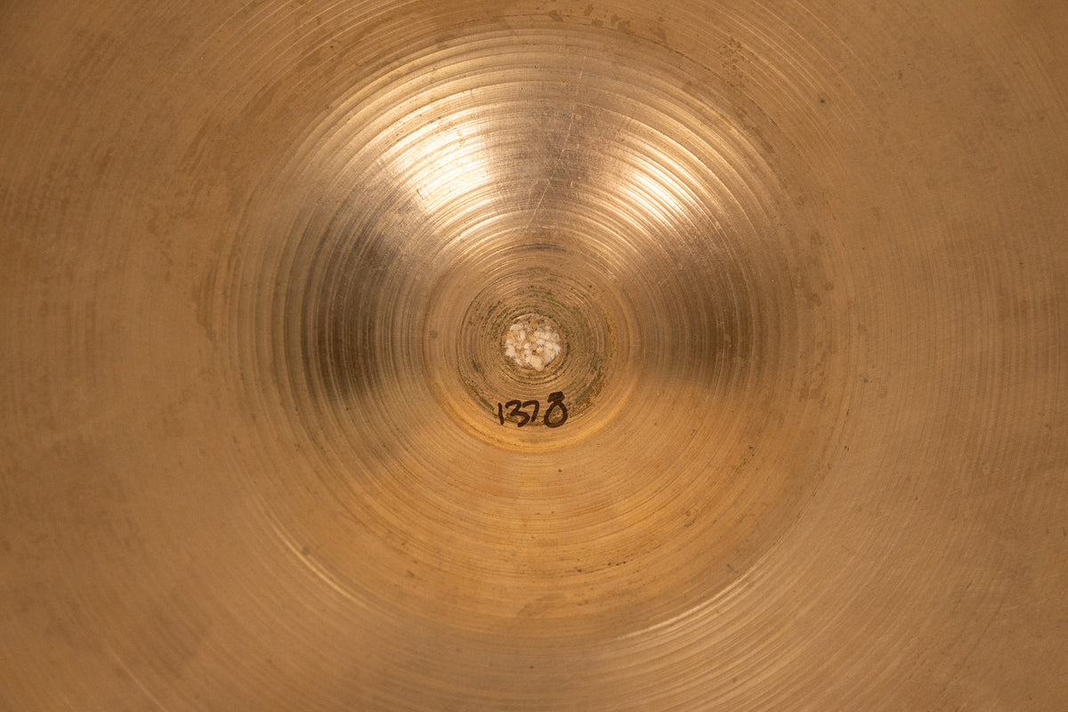 1970s Zildjian 18" A Thin Stamp Crash Cymbal 1378g