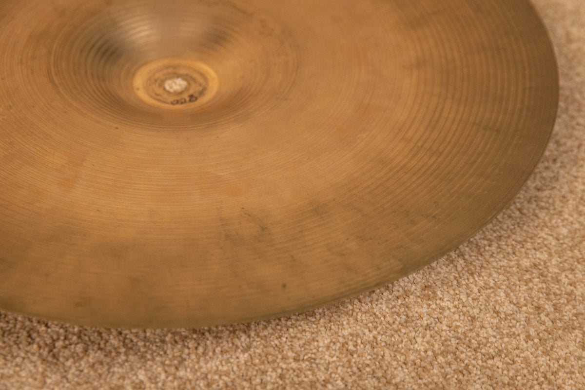1970s Zildjian 18" A Thin Stamp Crash Cymbal 1378g