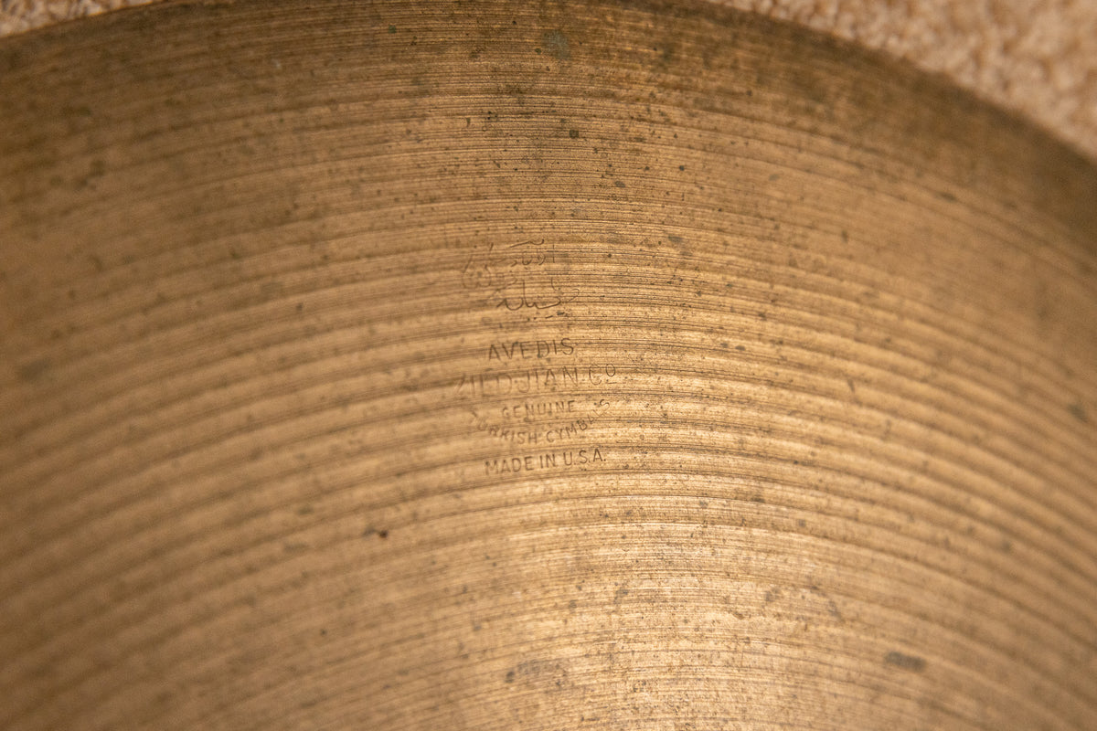 1970s Zildjian 18" A Thin Stamp Crash Cymbal 1543g