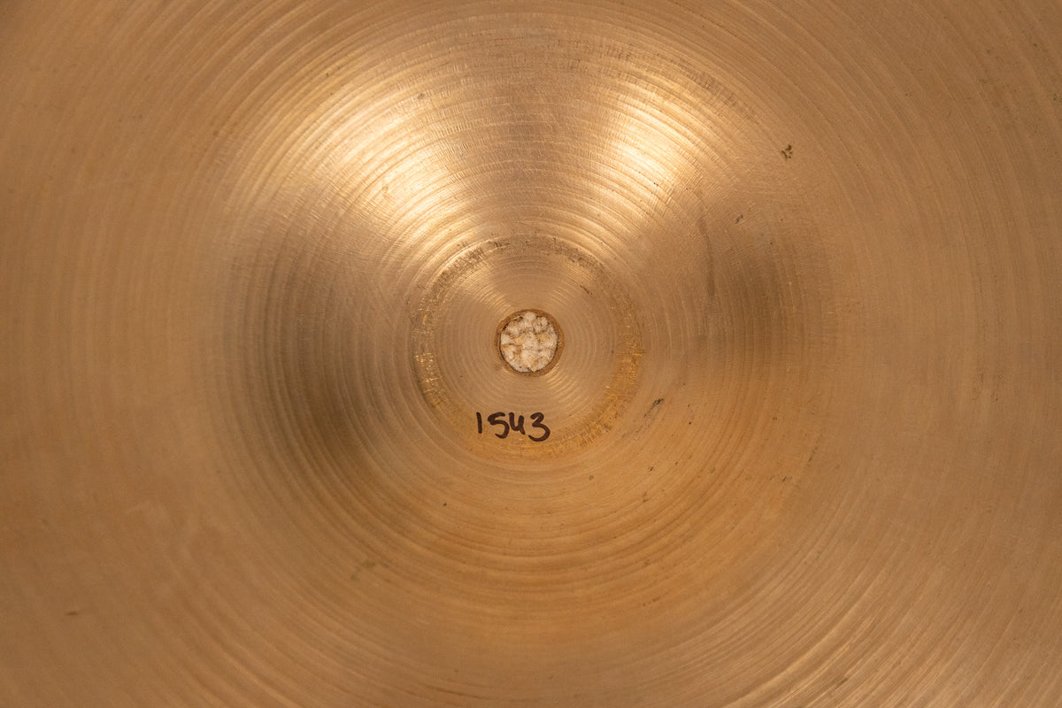 1970s Zildjian 18" A Thin Stamp Crash Cymbal 1543g