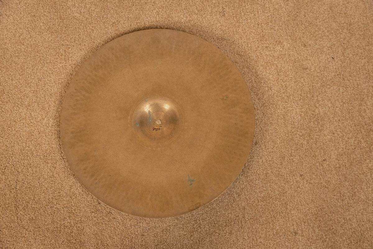 1970s Zildjian 20" A Thin Stamp Ride Cymbal 2571g
